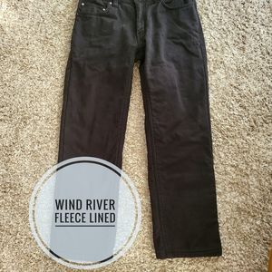 Wind River Fleece Lined Jeans. 34W x 32L